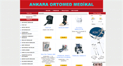 Desktop Screenshot of ankaraortomedmedikal.com